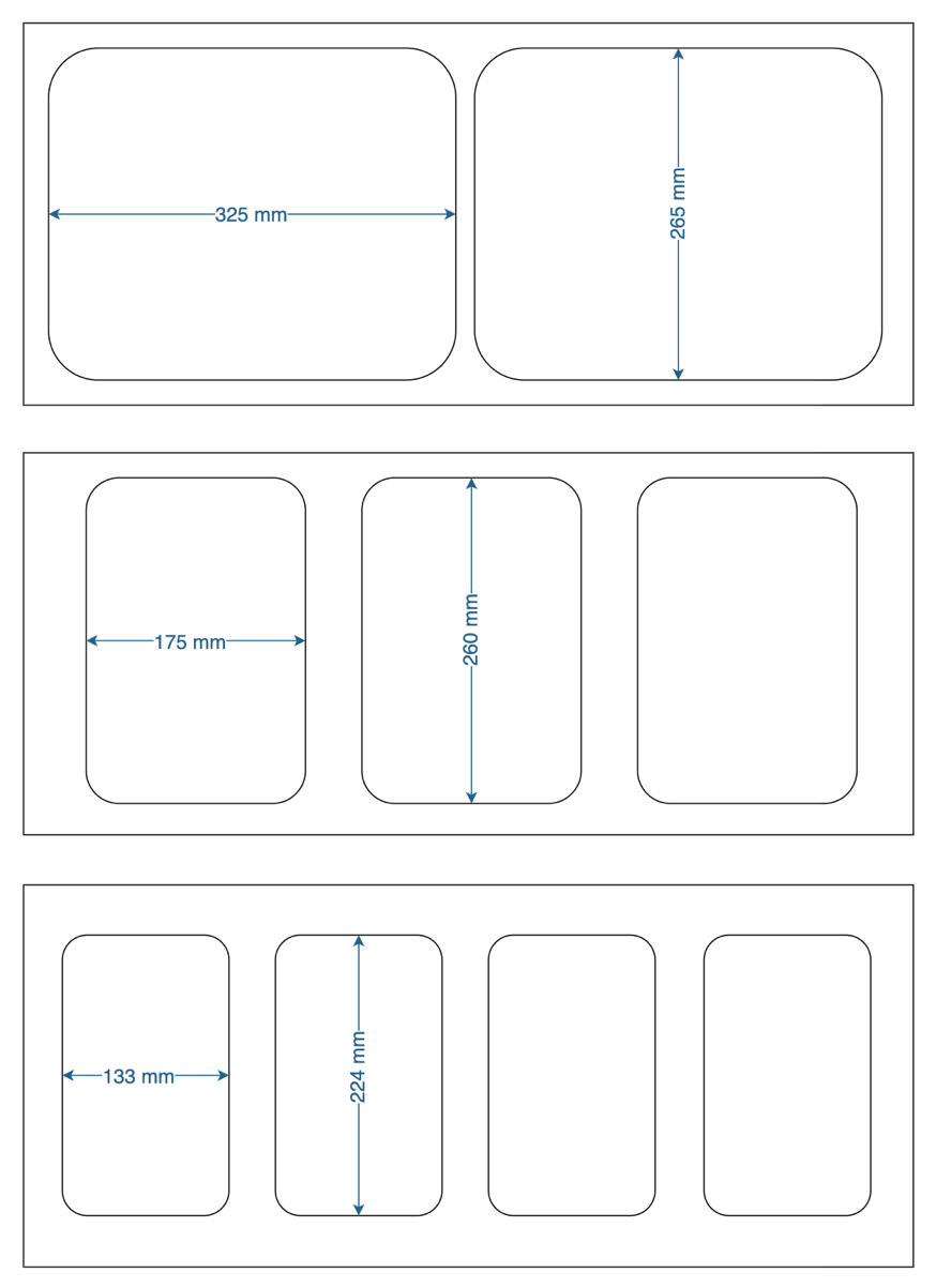 DJA-720 Max Tray Dimension