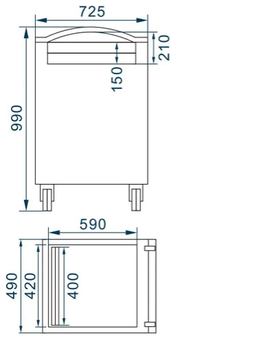 DZ-260 PD Dimension Diagram